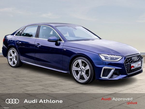 Audi A4 Saloon, Diesel, 2020, Blue