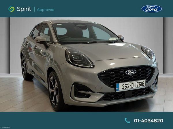 Ford Puma SUV, Petrol Hybrid, 2026, Grey