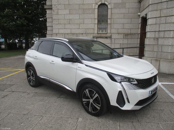 Peugeot 3008 MPV, Petrol Plug-in Hybrid, 2021, White