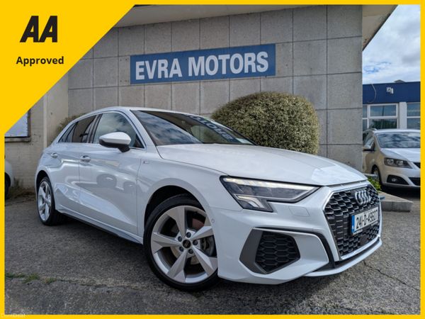 Audi A3 Hatchback, Petrol Plug-in Hybrid, 2024, White