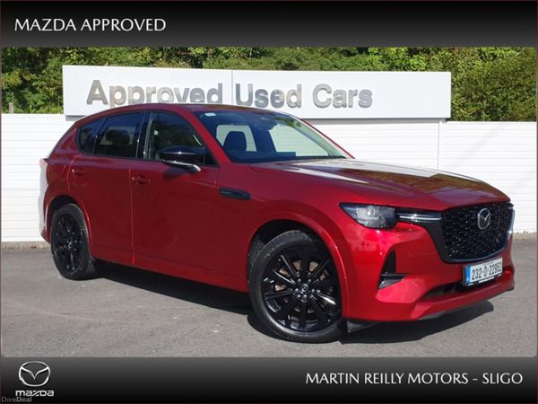 Mazda CX-60 SUV, Petrol Plug-in Hybrid, 2023, Red