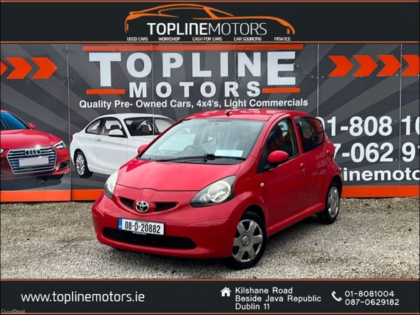 Toyota Aygo Hatchback, Petrol, 2008, Red