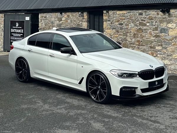 BMW 5-Series Saloon, Diesel, 2018, White