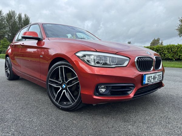 BMW 1-Series Hatchback, Petrol, 2018, Orange