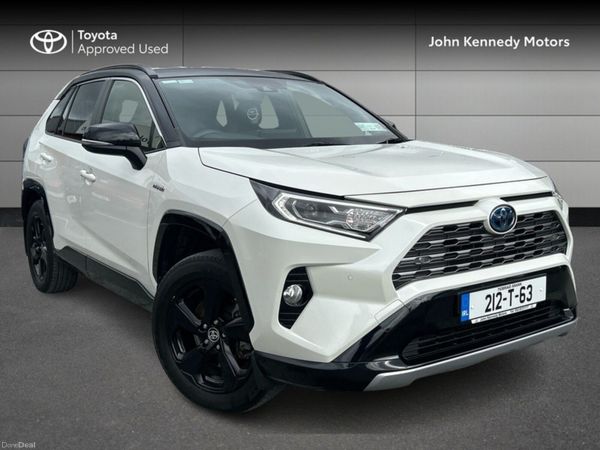 Toyota RAV4 SUV, Petrol Hybrid, 2021, White