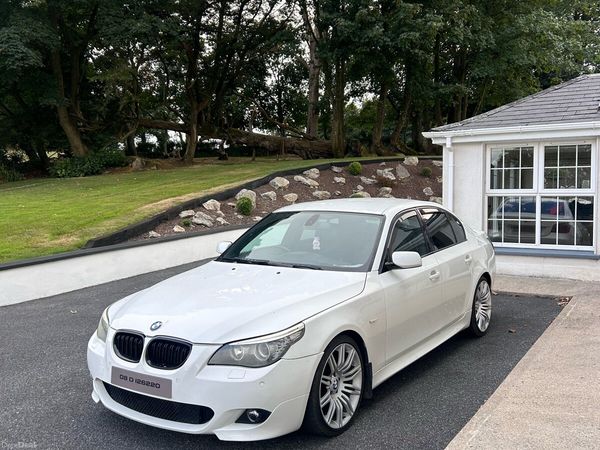 BMW 5-Series Saloon, Diesel, 2008, White