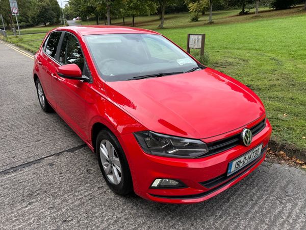 Volkswagen Polo Hatchback, Diesel, 2019, Red