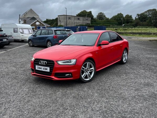 Audi A4 Saloon, Diesel, 2014, Red