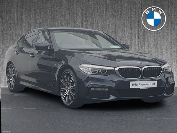 BMW 5-Series Saloon, Petrol, 2017, Black