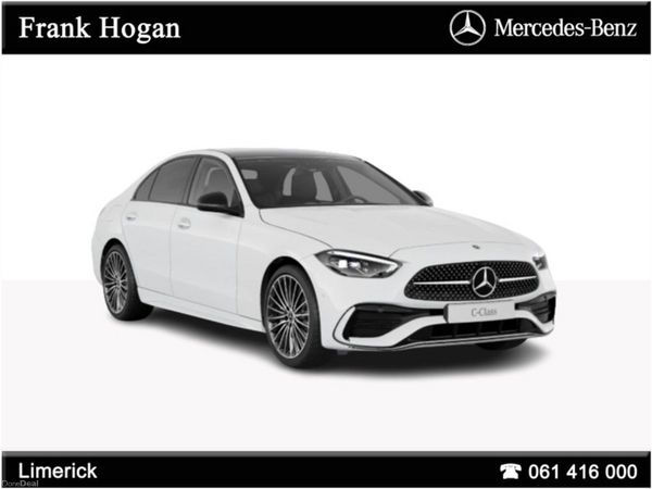 Mercedes-Benz C-Class Saloon, Diesel Hybrid, 2026, White