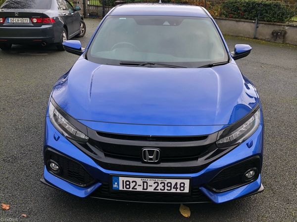 Honda Civic Hatchback, Petrol, 2018, Blue