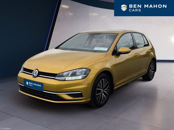 Volkswagen Golf Hatchback, Petrol, 2018, Yellow