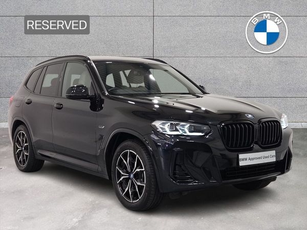 BMW X3 SUV, Petrol Plug-in Hybrid, 2022, Black