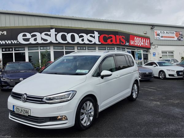 Volkswagen Touran MPV, Petrol, 2017, White
