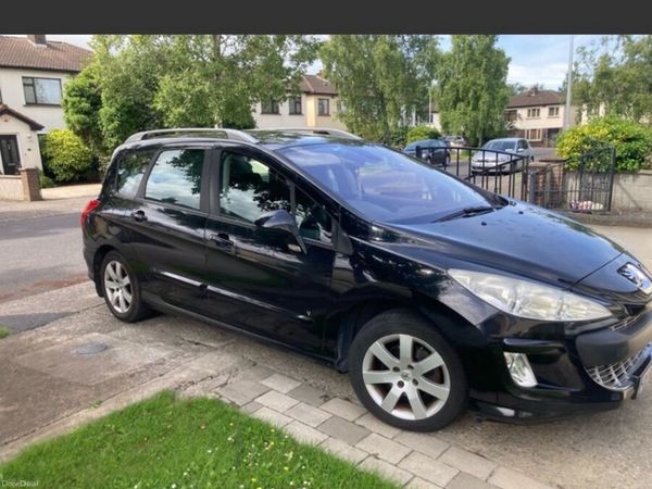 Peugeot 308 Estate, Diesel, 2009, Black