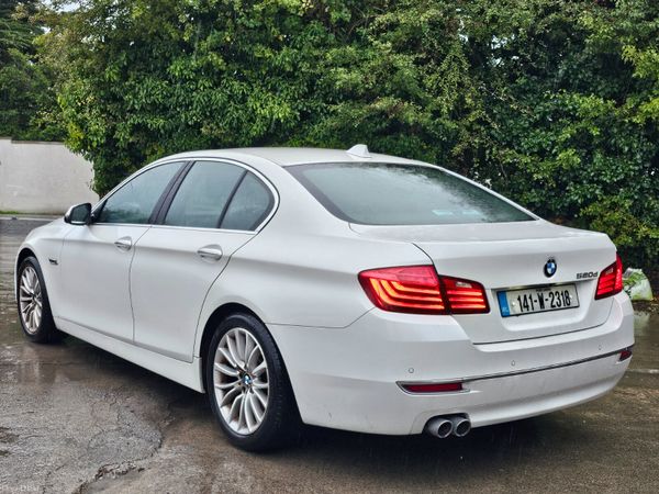 BMW 5-Series Saloon, Diesel, 2014, White
