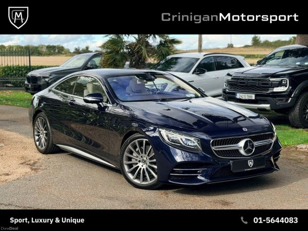 Mercedes-Benz S-Class Coupe, Petrol, 2018, Blue