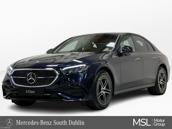 Mercedes-Benz E-Class Saloon, Petrol Plug-in Hybrid, 2026, Blue