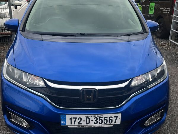 Honda Fit Hatchback, Petrol Hybrid, 2017, Blue