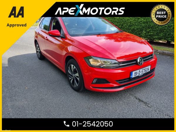 Volkswagen Polo Hatchback, Petrol, 2019, Red