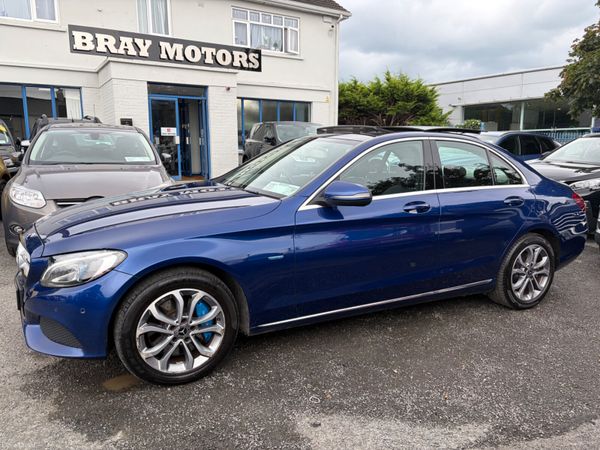 Mercedes-Benz C-Class Saloon, Petrol Plug-in Hybrid, 2017, Blue