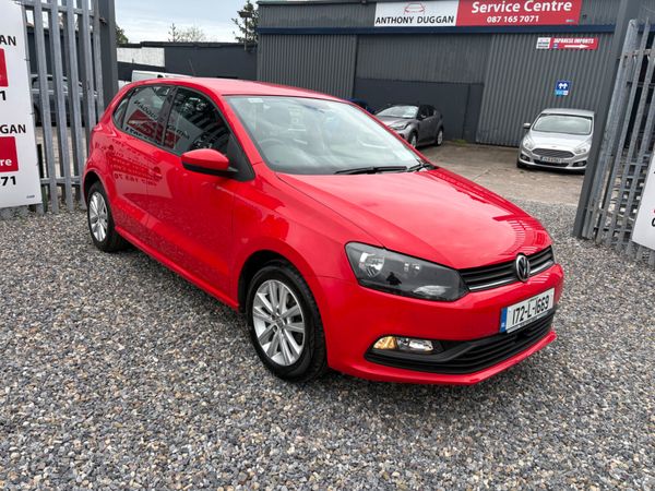 Volkswagen Polo Hatchback, Petrol, 2017, Red