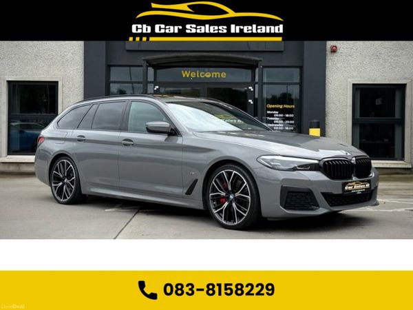 BMW 5-Series Estate, Diesel Hybrid, 2022, Grey