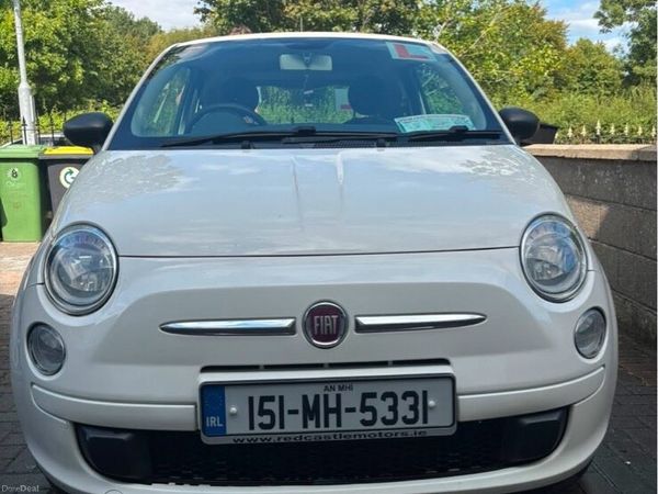 Fiat 500 Hatchback, Petrol, 2015, White