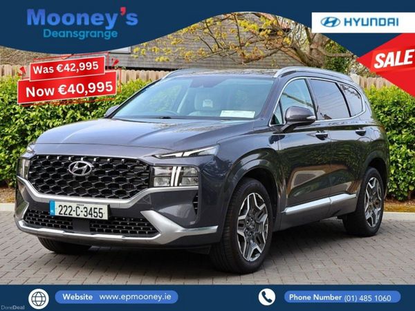 Hyundai Santa Fe SUV, Petrol Plug-in Hybrid, 2022, Blue