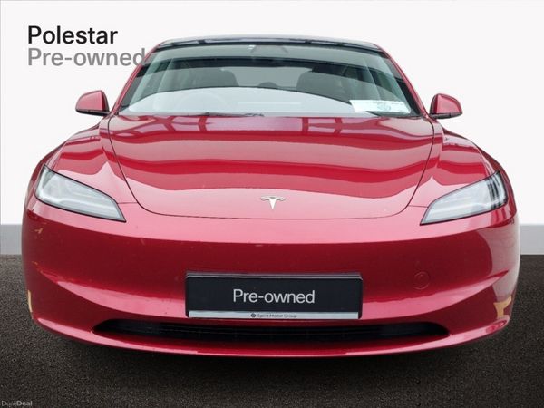 Tesla Model 3 Saloon, Electric, 2024, Red