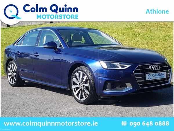 Audi A4 Saloon, Diesel, 2022, Blue