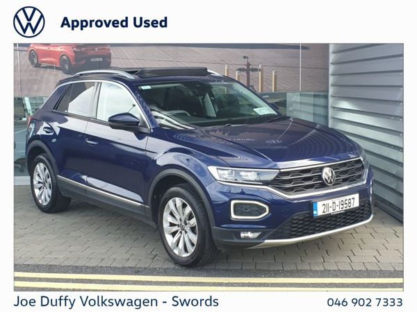 Volkswagen T-Roc SUV, Petrol, 2021, Blue