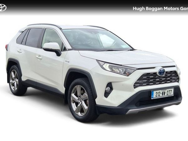 Toyota RAV4 SUV, Petrol Hybrid, 2021, White