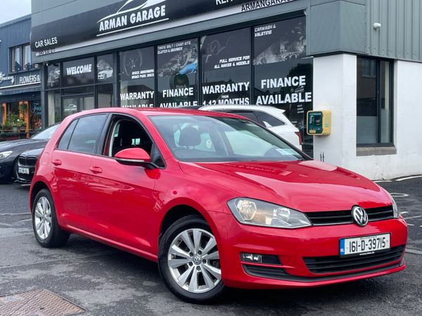 Volkswagen Golf Estate, Petrol, 2016, Red