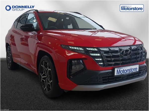 Hyundai Tucson SUV, Petrol Hybrid, 2022, Red