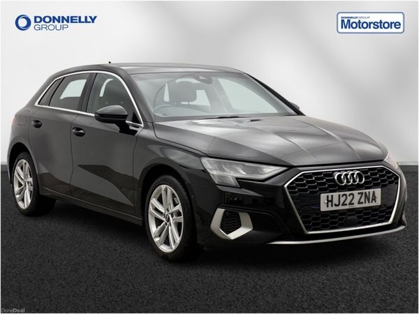 Audi A3 Hatchback, Petrol Hybrid, 2022, Black