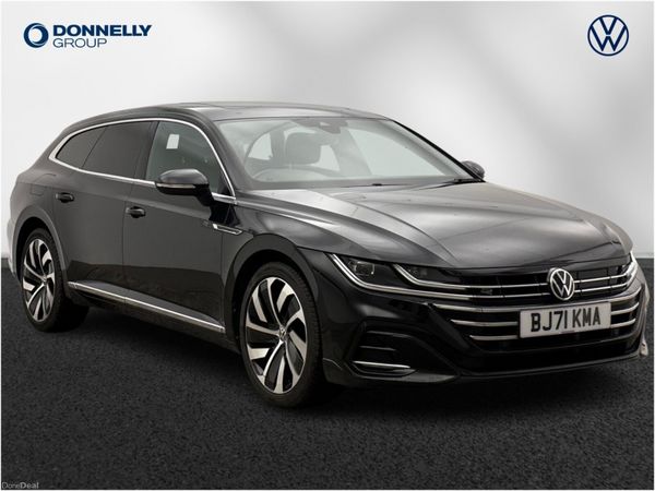 Volkswagen Arteon Estate, Petrol Hybrid, 2021, Black