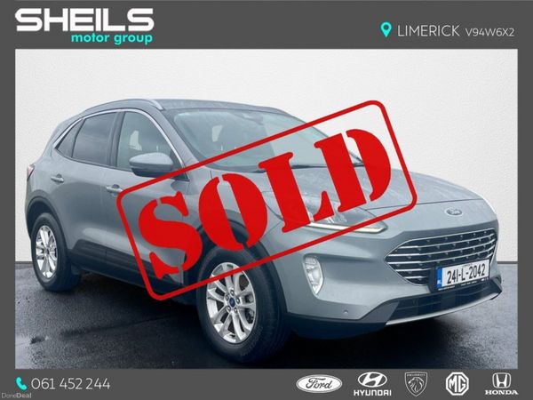 Ford Kuga SUV, Petrol Plug-in Hybrid, 2024, Grey