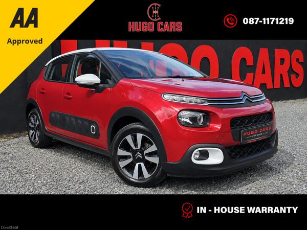 Citroen C3 Hatchback, Petrol, 2018, Red