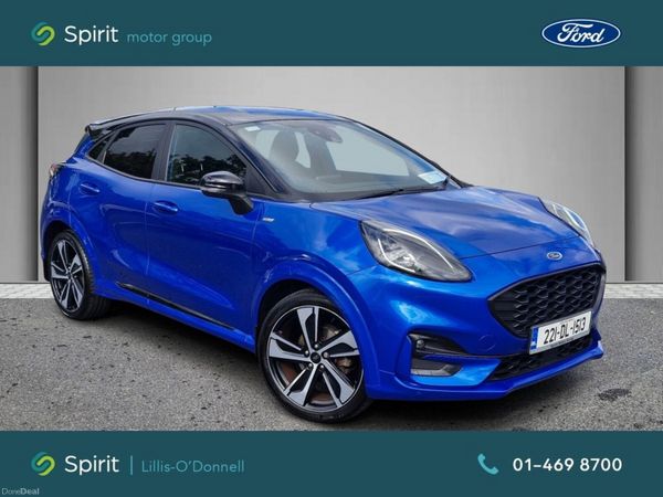 Ford Puma MPV, Petrol Hybrid, 2022, Blue