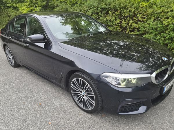 BMW 5-Series Saloon, Petrol Plug-in Hybrid, 2018, Black