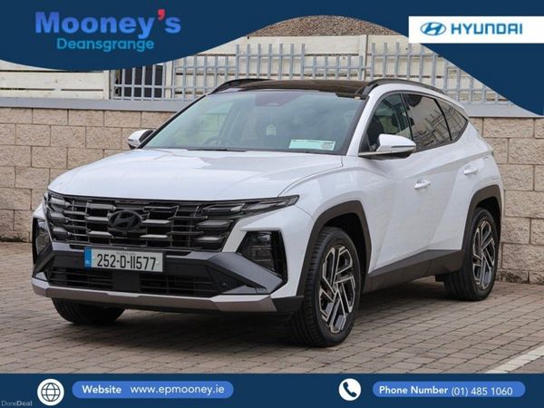 Hyundai Tucson SUV, Petrol Plug-in Hybrid, 2025, White