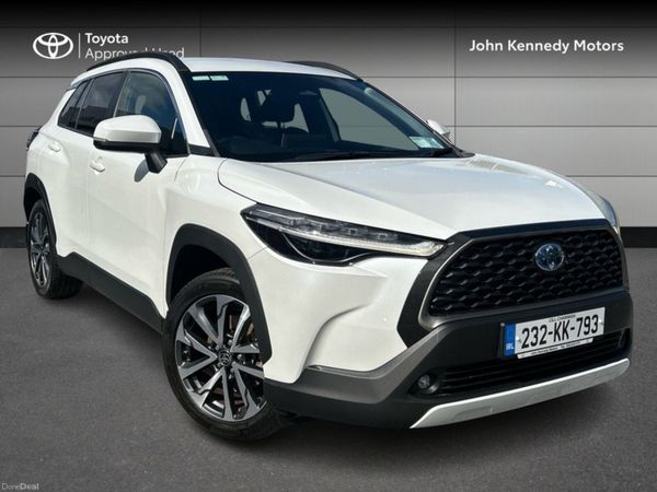 Toyota Corolla Cross SUV, Petrol Hybrid, 2023, White