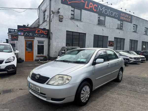 Toyota Corolla Saloon, Petrol, 2004, Silver
