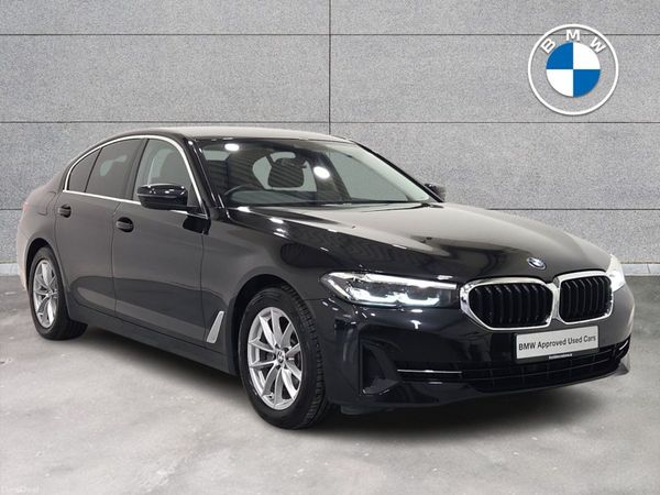 BMW 5-Series Saloon, Diesel Hybrid, 2022, Black