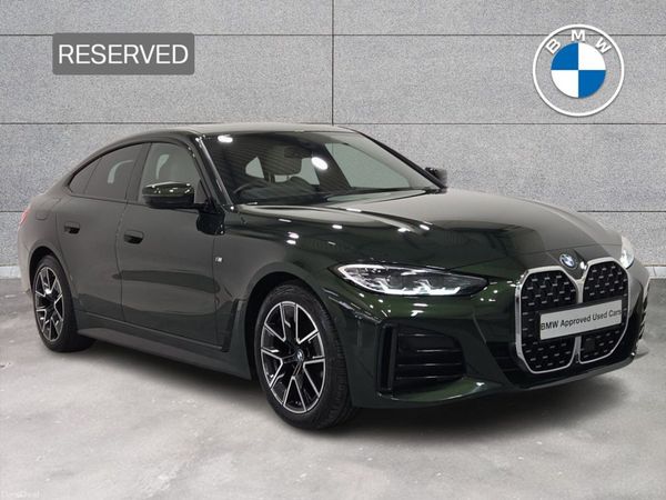 BMW 4-Series Hatchback, Diesel Hybrid, 2022, Green