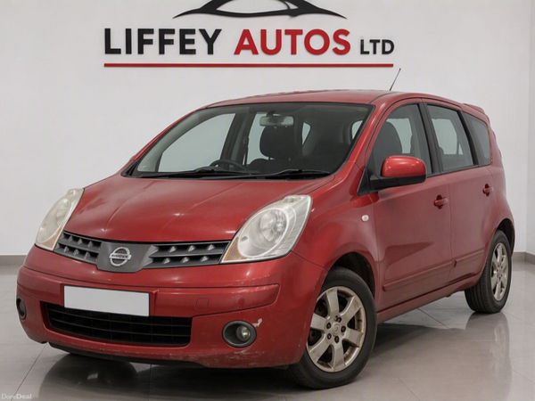 Nissan Note Hatchback, Petrol, 2008, Red