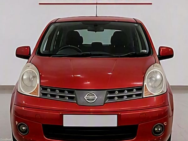 Nissan Note Hatchback, Petrol, 2008, Red