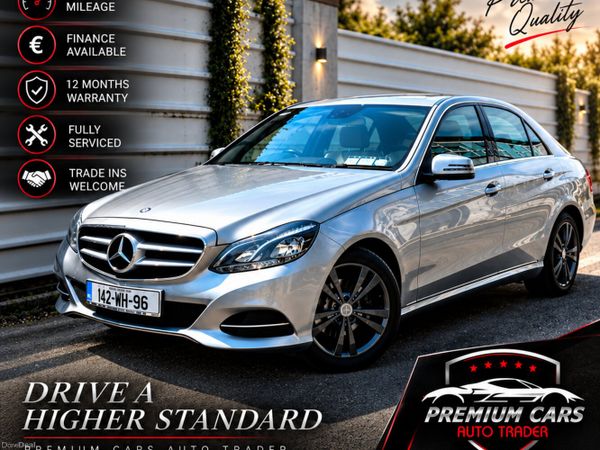 Mercedes-Benz E-Class Saloon, Diesel Hybrid, 2014, Silver