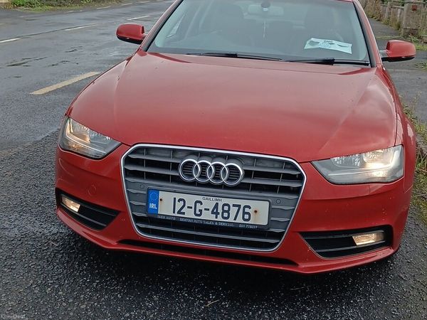 Audi A4 Saloon, Diesel, 2012, Red